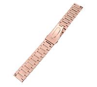 LABRIMP Stylish Stainless Steel Watch Band for Women Unique Replacement Strap Compatible with Amazfit Youth Version Rose Gold Comfortable Ergonomic Design for All Occasions