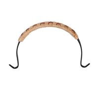 LABRIMP Teapot Grip Woven Kettle Handle Replacement Heat Resistant with Ergonomic Iron and Suede Fabric Design for Daily Use Suitable for Personal and