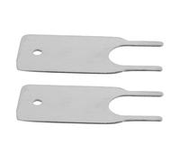 LABRIMP Toilet Paper Dispenser Key 2pcs Iron Replacement for Commercial Settings Compatible with Hand Towel Boxes