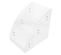 LABRIMP Transparent Storage Box Cosmetics Display Shelf Facial Mask Holder Desktop Toiletry Organizer Makeup Holders Organizers Cosmetic Display Case Acrylic