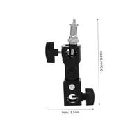 LABRIMP Tripod Photography Flashlight Holder with Umbrella Reflector Clamp Stable and Portable Light Stand Adapter for DSLR Studio Lighting Compact Mount for Outdoor and Travel Use