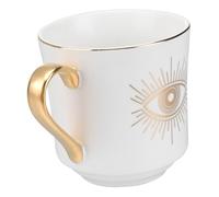LABRIMP Turkish Style Devil Eye Mug Hand-Painted Ceramic Cup Tea Coffee Mug Versatile for Milk Oatmeal Present
