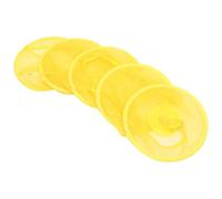 LABRIMP Underwear and Socks Storage Basket Design Foldable Mesh Net for Hanging for Drying Clothes Displaying Plush Toys in Yellow