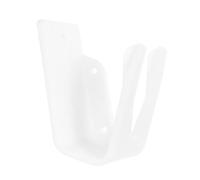 LABRIMP Universal Barcode Scanner Holder Bracket for Wall and Desk Mount, Adjustable White Scan Holder with Screws and Double-sided Tape, Compatible with Label Readers and Handheld