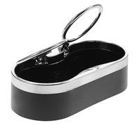 LABRIMP Universal Car Cup Holder Double Drink Rack - Black Plastic Multi-Function Car Interior Accessory for Rear Seat Floor and Console - Vehicle Mug and Bottle Organizer