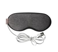 LABRIMP USB Steam Eye Mask Electric Heated Blindfold for Eliminating Eye Fatigue with Cotton Material USB Powered for Hotel and Office Use Comfortable Steam Blindfold and Insomnia