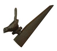 LABRIMP Vintage Iron Door Stop Wedge with Weighted Anti-Slip Feature, Bird Shape Decorative Doorstop for Traditional Home Decoration and Office Use