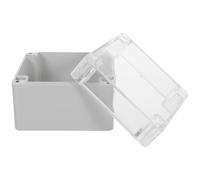 LABRIMP Waterproof Plastic Electrical Control Box with Hinged Cover, Power Connection Housing for Industrial Equipment Installation and Electrical Connections, Sturdy Weatherproof Wiring
