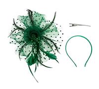 LABRIMP Wear-resistant Multi-function Gauze Hair Band with Delicate Design for Wedding and Photograph Prop, Chic Black Party Hairband Accessory Random Color