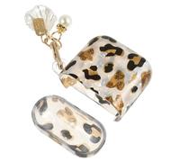 LABRIMP Wireless Earphone Holder Case for Leopard Pattern Protective Cover with Hook Skid Sweat Resistant Convenient Sleeve for Travel and Sports