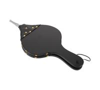 LABRIMP Wood Fireplace Bellows Hand Crank Air Blower with Metal Nozzle Portable Campfire Bellows for Bbq and Camping for Efficient Fire Starting and Grill Blower