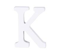 LABRIMP Wood Letter K Home Decor Alphabet Letters for Wedding Party Birthday DIY Decor Wood Alphabet Simple Wall for Home Store