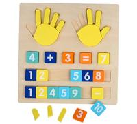 LABRIMP Wooden Numbers Learning for Kindergarten Smooth Edges Safe Math Plaything Addition and Subtraction Educational Tool to Develop Hand Eye Coordination and Interest in Mathematics