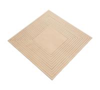 LABRIMP Wooden Pottery Mold Set for Studios and Educational Settings with Concentric Cutting and Precise Edges, Square Geometric Ceramic Clay Tools Innovative Cutting Design for Ceramic
