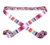LABRIMP Yoga Mat Strap Carrier Polyester-cotton Material Adjustable Length Prevents Mat from Unravelling Yoga Classes Home Use Portable