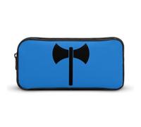 Labrys Axe Symbol Printed Pencil Cases Multipurpose Large Pen Pouch