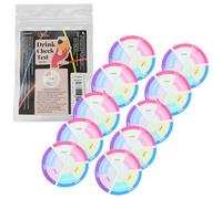 Labsales Drink Spike Test Kit, Rapid Multi-Drug Detection Sticker Strips for GHB, Ketamine and Rohypnol, Fast Results in Minutes, Portable Safety Test for Drinks, Parties & Nights Out, 10 Tests