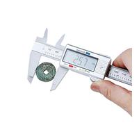 Labstandard Electronic Caliper, Digital Caliper Micrometer Measuring Tool 6" Abs Electronic Vernier Calipers Accurate Gauge With Lcd Screen