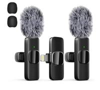 Labstandard Professional Wireless Lavalier Lapel Microphone for iPhone, iPad, Mini Video Recording Mic for Interview Video Podcast Vlog YouTube & Livestream, Noise Reduction, Plug & Play