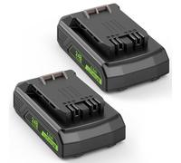LabTEC 2 Packs GW2430 Battery 24V 2000mAh Replacement for Greenworks 24V(NOT for 48V) Battery 29842 29852 29322 29862 2938202 26111700 CAM803 Cordless Power Tool with Indicator light
