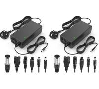 LabTEC 54.6V 48V 2A Electric Bike Lithium Battery Charger for 48V 2A 13S Li-on Battery E-bike Electric Scooter Power Supply (6 in 1) (Pack of 2)