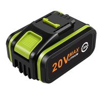 LabTEC Battery for Worx WA3553, 20V 5000mAh Li-ion Battery Replacement for Worx WA3760 WA3765 WA3883 WA3869 WA3880 WA3867 WA3881 WX800 WG894E WX166 Power Tool BATTERY