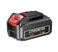LabTEC DCB204 lithium Battery for Dewalt DCB105 DCB107 DCB112 DCB115 DCB118 Chargers, 18V 5500mAh Replacement Battery for Dewalt DCB184 DCB183 DCB182 DCB180 DCB181 DCB200 BATTERY with Indicat Light