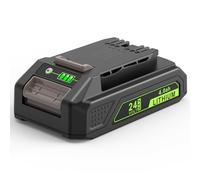 LabTEC GW2430 Battery 24V 2000mAh Replacement for Greenworks 24V(NOT for 48V) Battery 29842 29852 29322 29862 2938202 26111700 CAM803 Cordless Power Tool with Indicator light