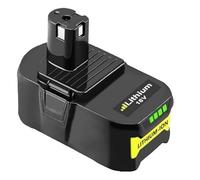 LabTEC RB18L50 Battery 18V 5000mAh Replacement for Ryobi 18V Battery BPL-1815 BPL-1820G BPL1820 BPL18151 P102 P103 Cordless Power Tool with Indicator light