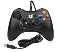 Labtec Wired Controller for Xbox 360, Plug and Play Gamepad Joystick Game Controller for Xbox 360 & Slim Console and PC Windows XP/7/8/10/11 (Black)