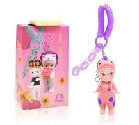 Labu Mini Angel Hippers Baby Figure Angel Anime Figures Toys Mini Figure Limited Edition,1PCS Sealed Blind Box,Cute Collectors Figures,Halloween Christmas (Dinosaur Keychain Random Style 1PCS)