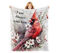LaBuyGVT Fleece Blanket Redbird × in - 3 GSM Cozy Lightweight Thick Cardinail - Christmas Birthday Gifts and Kids Bedroom Living Room Couch Sofa Decor Throw Bl Blankets