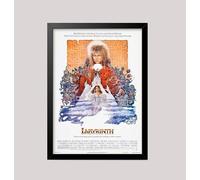 Labyrinth 1986 Movie Poster Print Picture Wall Art (A3 Framed - Black Frame)