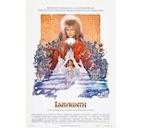 Labyrinth 1986 Movie Poster Print Picture Wall Art (A5 147 x 210mm)