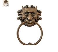 Labyrinth 3D Dragon Door Knockers - Resin Gothic Front Door Decor, Antique Wall Hanging Door Handle (A 2)