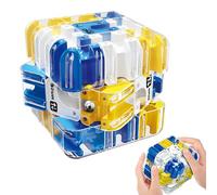 Labyrinth 3D Maze Cube, 6-Side Rolling Ball Bearing Puzzle Game with Intricate Track, Engaging Brain Teaser & Stress Relief Toy for Adults, Kids & Family Game Night Large