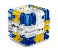 Labyrinth 3D Maze Cube Ball, Spatial Awareness Puzzle Brain Teaser Game, Educational Learning Toys for Stress Relief & Logical Thinking, Family Board Games, Puzzle Cube Gift for Adults & Kids (Blue)