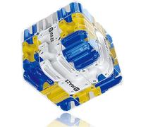 Labyrinth 3D Maze Cube for Adults, Brain Teaser Puzzles & Logic Game, 3x3 Puzzle Cube Toy for Stress Relief, Focus and Logic Development, Educational Focus Game for Home and Family Gatherings (Blue)