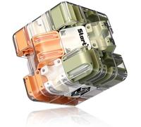 Labyrinth 3D Maze Cube for Adults, Brain Teaser Puzzles & Logic Game, 3x3 Puzzle Cube Toy for Stress Relief, Focus and Logic Development, Educational Focus Game for Home and Family Gatherings (Yellow)