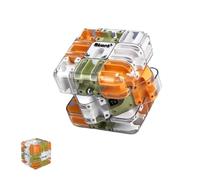 Labyrinth 3D Maze Cube Puzzle - Orange Maze Ball Game for Adults, High-Difficulty 3D Puzzle for Logic Development & Stress Relief, Puzzle Games for Adults, Teens, Family