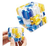 Labyrinth 3D Puzzle Maze Cube, 3D Maze Puzzle Cube, Logical Challenge 3x3 Maze for Adults, Stress Relief & Logic Development, Focus Game Present, for Home Family Gatherings