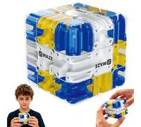 Labyrinth 3D Puzzle Maze Cube, Large Logical Challenge Puzzle Cube, Engaging Brain Teaser Toy, Fidget Toy for Stress Relief, Educational Focus Game Gift for Adults Teens for Logic Development (A)