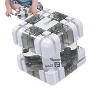 Labyrinth Cube Puzzle - PP, 7x7x7cm | Maze Puzzle Cube, Brain Training Fidget Toy | Educational 3D Brain Teaser For Adults, Teens, Kids, Travel, School And Office