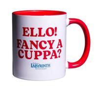 Labyrinth Ello Fancy A Cuppa The Worm Mug White/red (One Size)