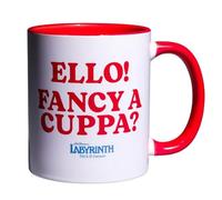 Labyrinth Ello Fancy A Cuppa? The Worm Mug in White Labyrinth White