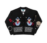 Labyrinth Friends Knitted Cardigan Black