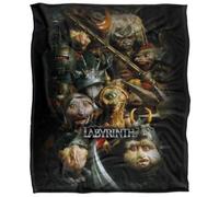 Labyrinth Gaggle Of Goblins Silky Supersoft Blanket Black (One Size)