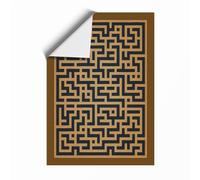 Labyrinth Geometric Unframed Wall Art Print A2 (59.4×42cm), Wall Decor for Living Room, Bedroom, Office & Home, Art Gift