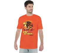 Labyrinth Head Dont Come Off Unisex T Shirt, Orange, X-Large