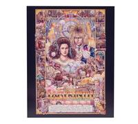 Labyrinth Illustrated Movie Poster Art Print